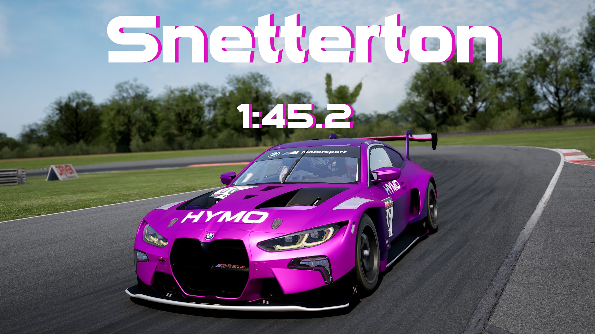 Bmw M Gt Snetterton E Sports Setup Share Your Car Setups And Create