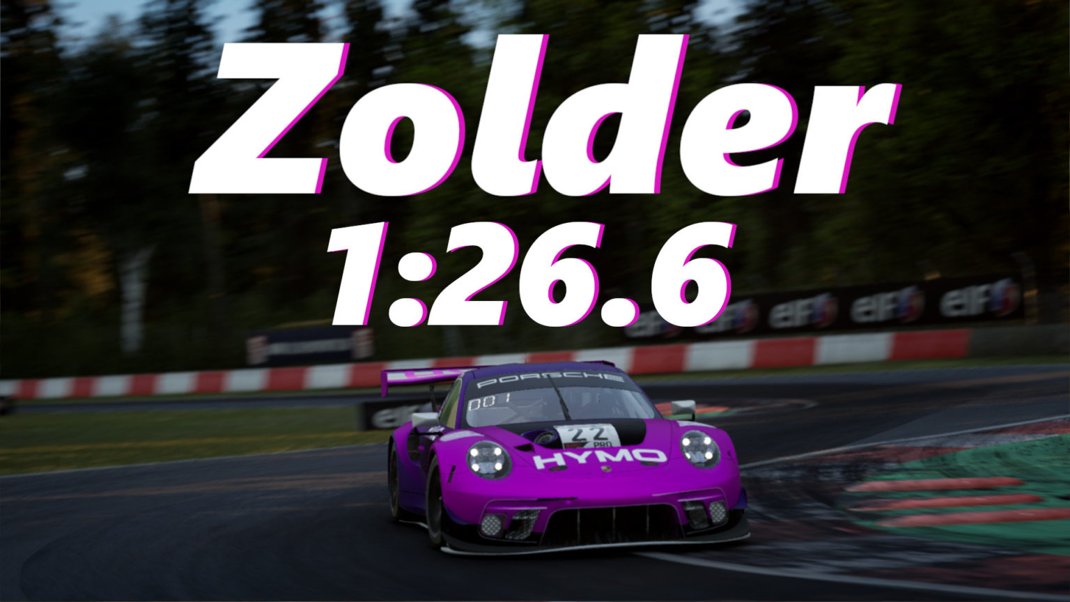 Porsche Ii Gt R Zolder E Sports Setup Share Your Car Setups And