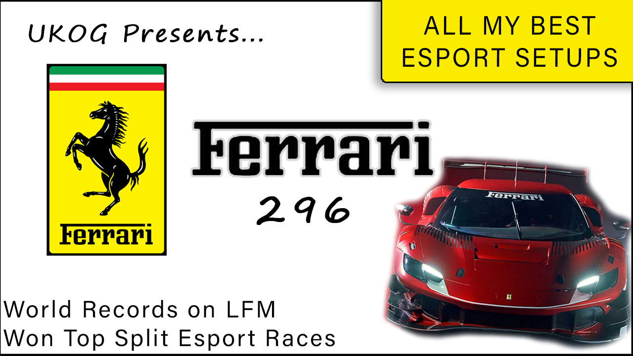 Acc Setup Bundle Ferrari Ukog Esport Quali Pack Share Your